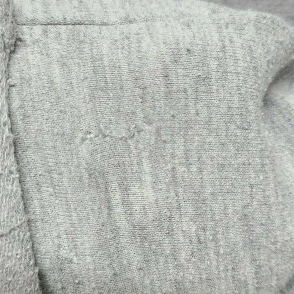 Justice girls glitter hooded grey long sleeve top size 16